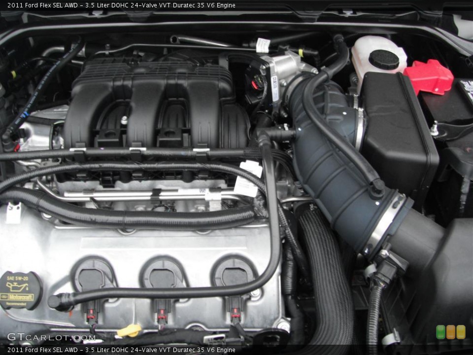 3.5 Liter DOHC 24-Valve VVT Duratec 35 V6 Engine for the 2011 Ford Flex #43921294
