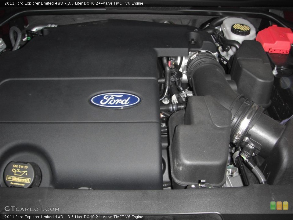 3.5 Liter DOHC 24-Valve TiVCT V6 Engine for the 2011 Ford Explorer #43928586