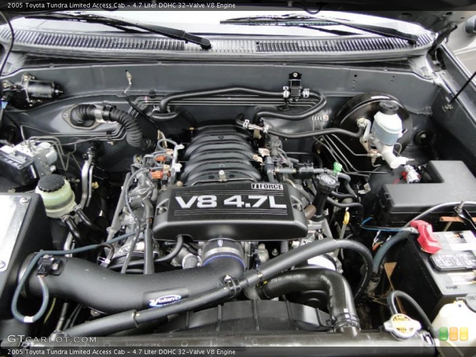4.7 Liter DOHC 32-Valve V8 2005 Toyota Tundra Engine