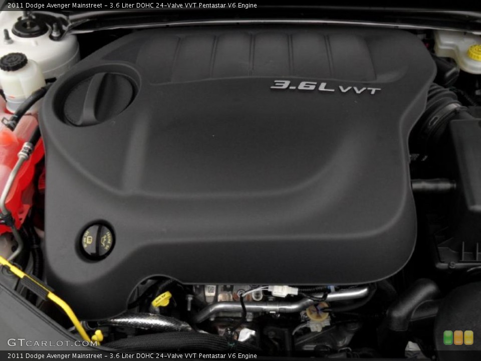 3.6 Liter DOHC 24-Valve VVT Pentastar V6 Engine for the 2011 Dodge Avenger #43941727