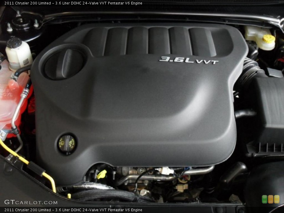 3.6 Liter DOHC 24-Valve VVT Pentastar V6 Engine for the 2011 Chrysler 200 #43943219