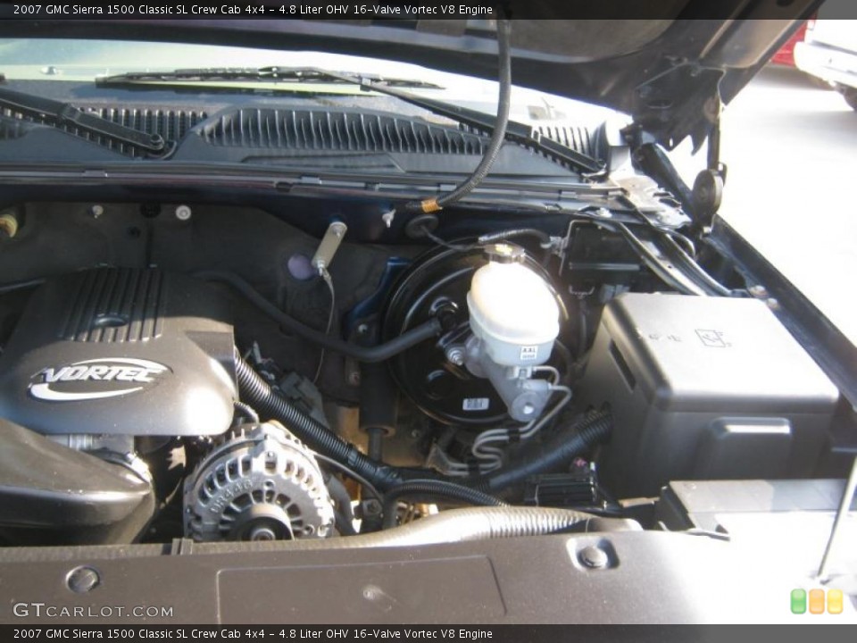 4.8 Liter OHV 16-Valve Vortec V8 Engine for the 2007 GMC Sierra 1500 #43944155