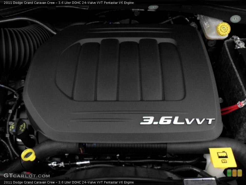 3.6 Liter DOHC 24-Valve VVT Pentastar V6 Engine for the 2011 Dodge Grand Caravan #43944439