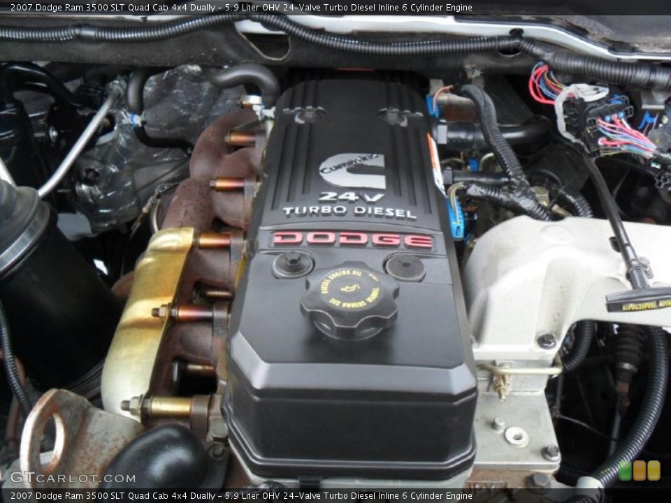 5.9 Liter OHV 24-Valve Turbo Diesel Inline 6 Cylinder Engine for the 2007 Dodge Ram 3500 #43946811