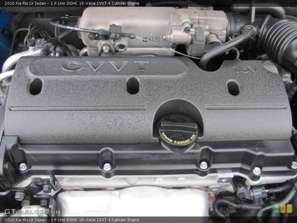 1.6 Liter DOHC 16-Valve CVVT 4 Cylinder Engine for the 2010 Kia Rio #43954318