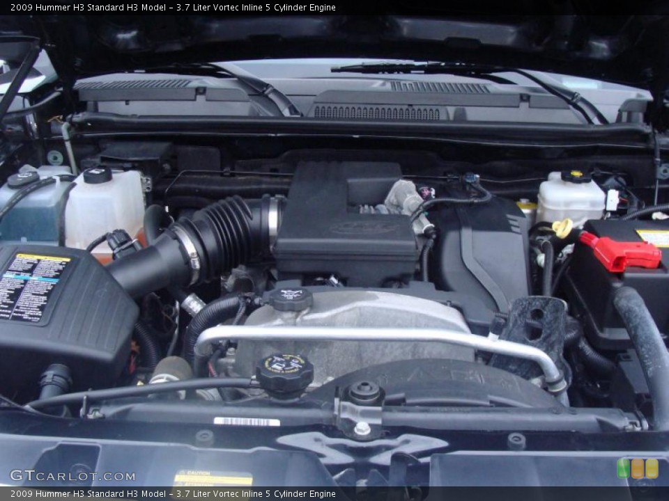 3.7 Liter Vortec Inline 5 Cylinder Engine for the 2009 Hummer H3 #43959752