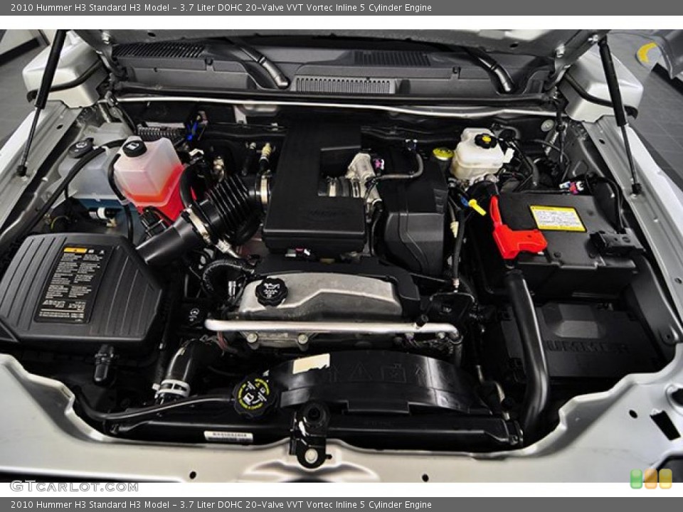 3.7 Liter DOHC 20-Valve VVT Vortec Inline 5 Cylinder Engine for the 2010 Hummer H3 #43959762