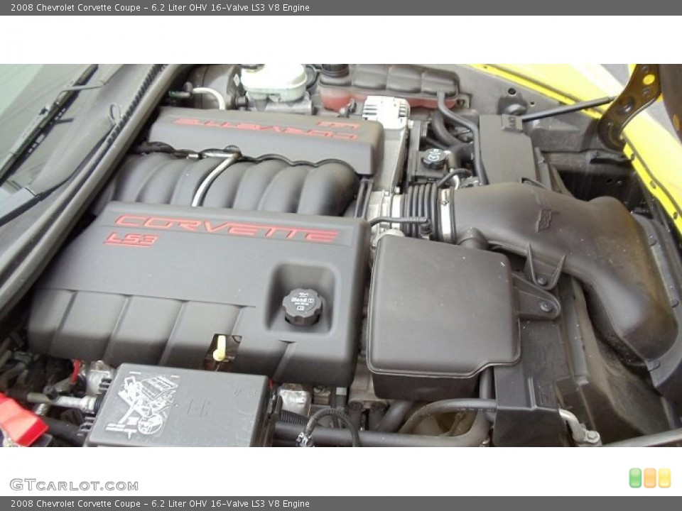 6.2 Liter OHV 16-Valve LS3 V8 Engine for the 2008 Chevrolet Corvette #43968818