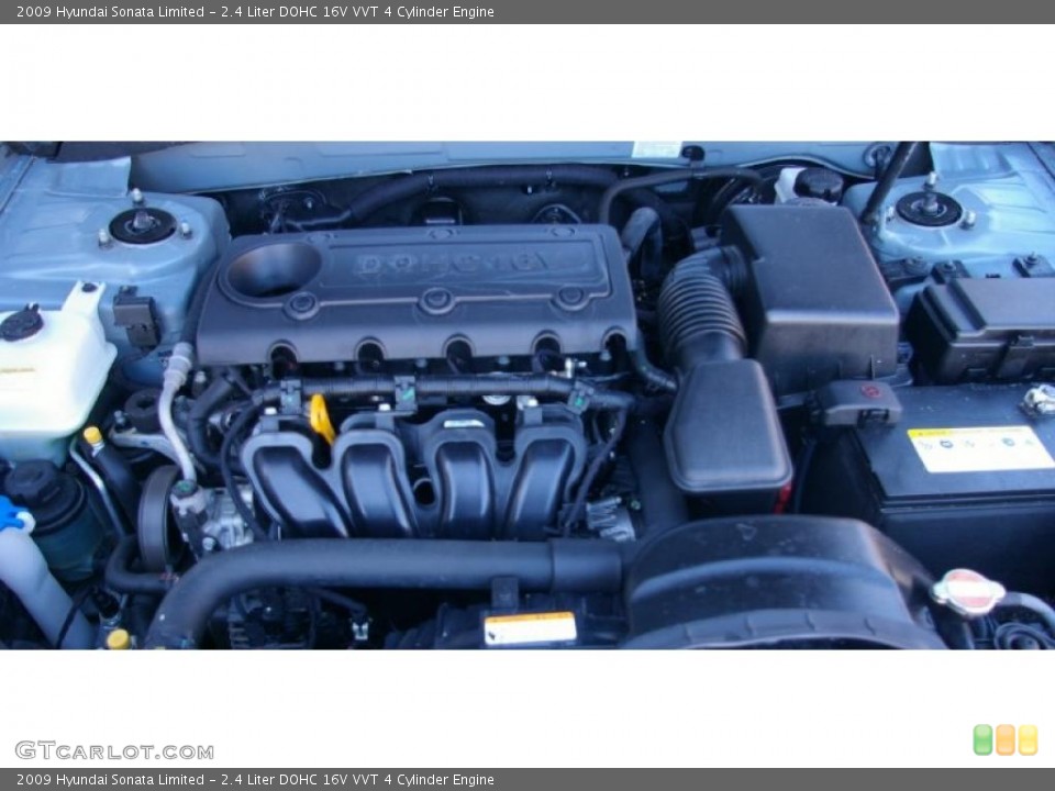 2.4 Liter DOHC 16V VVT 4 Cylinder Engine for the 2009 Hyundai Sonata #43982908