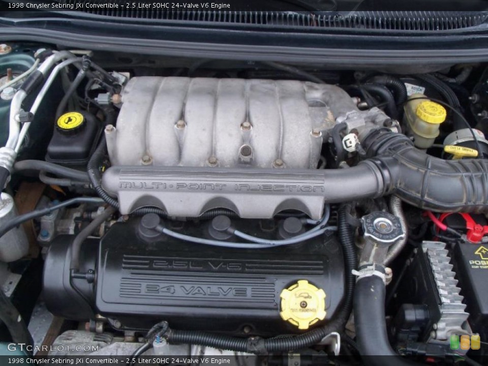 2.5 Liter SOHC 24-Valve V6 Engine for the 1998 Chrysler Sebring #43995770