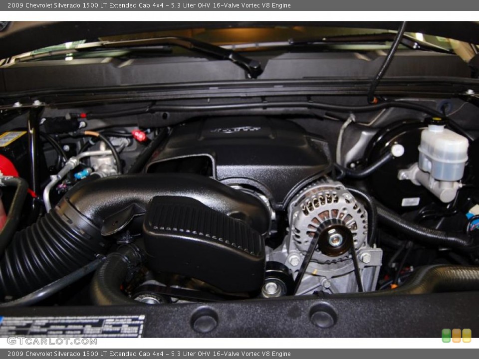 5.3 Liter OHV 16-Valve Vortec V8 Engine for the 2009 Chevrolet Silverado 1500 #44001775