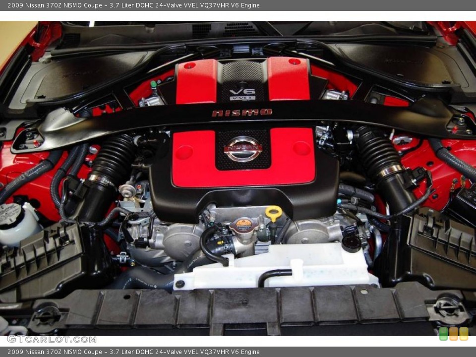 3.7 Liter DOHC 24-Valve VVEL VQ37VHR V6 Engine for the 2009 Nissan 370Z #44003383