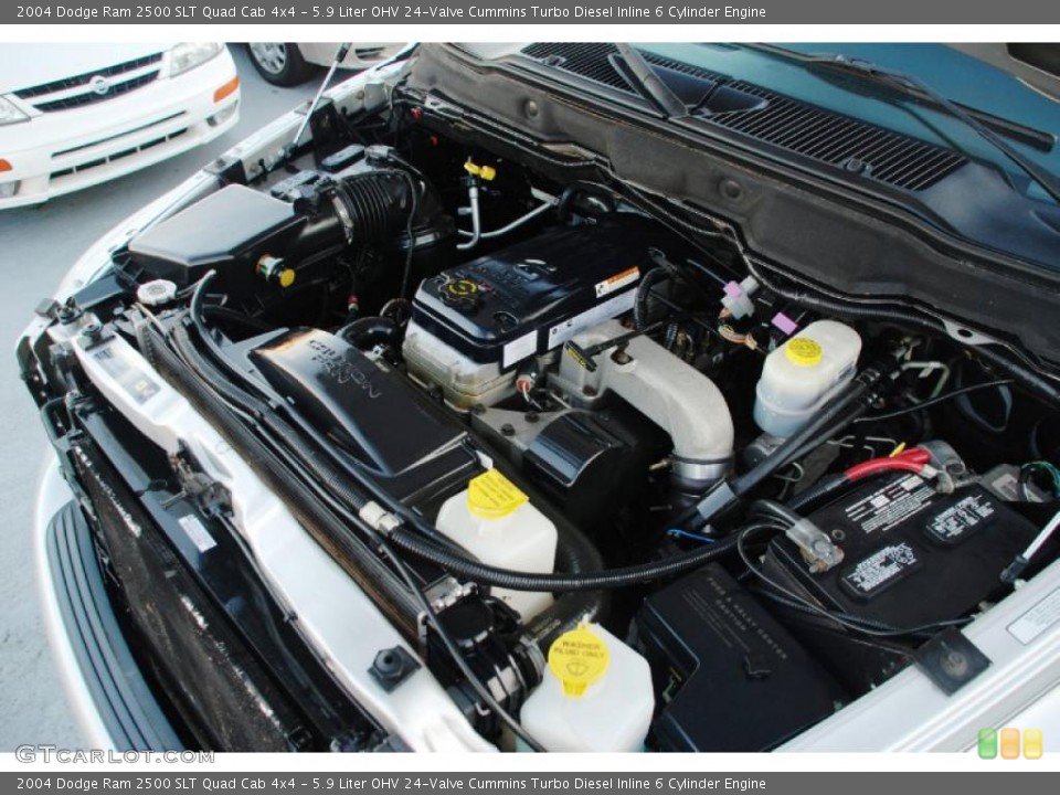 5.9 Liter OHV 24-Valve Cummins Turbo Diesel Inline 6 Cylinder Engine for the 2004 Dodge Ram 2500 #44022108