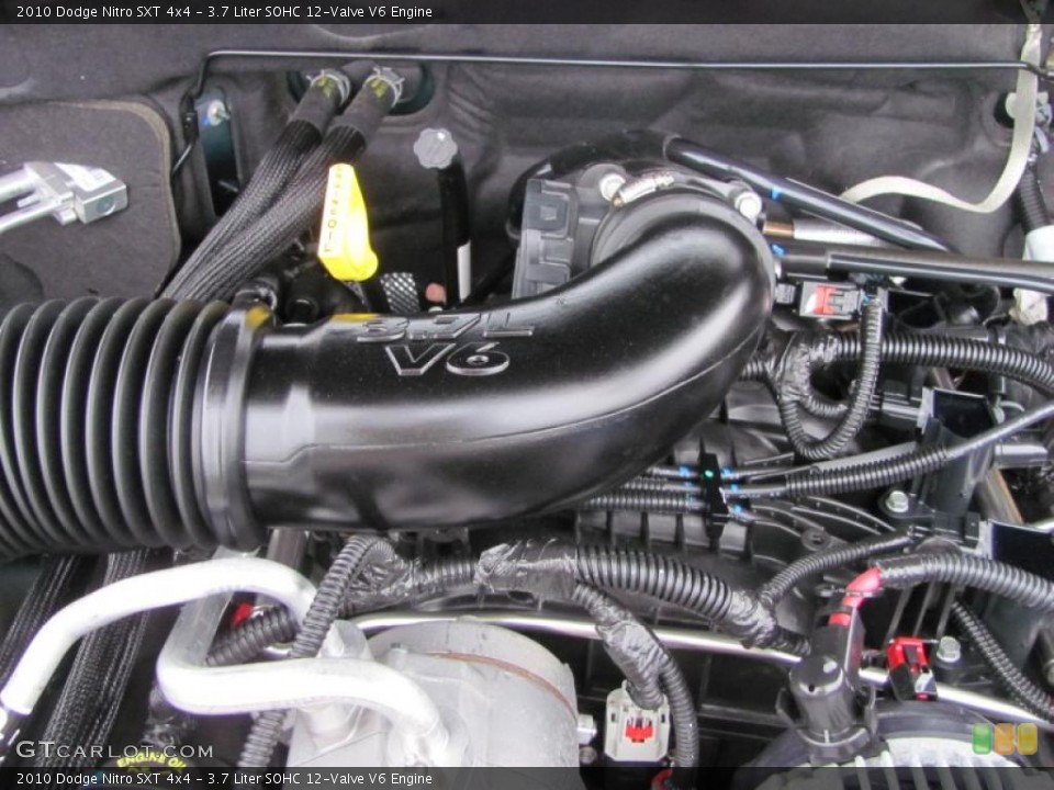 3.7 Liter SOHC 12-Valve V6 Engine for the 2010 Dodge Nitro #44029472