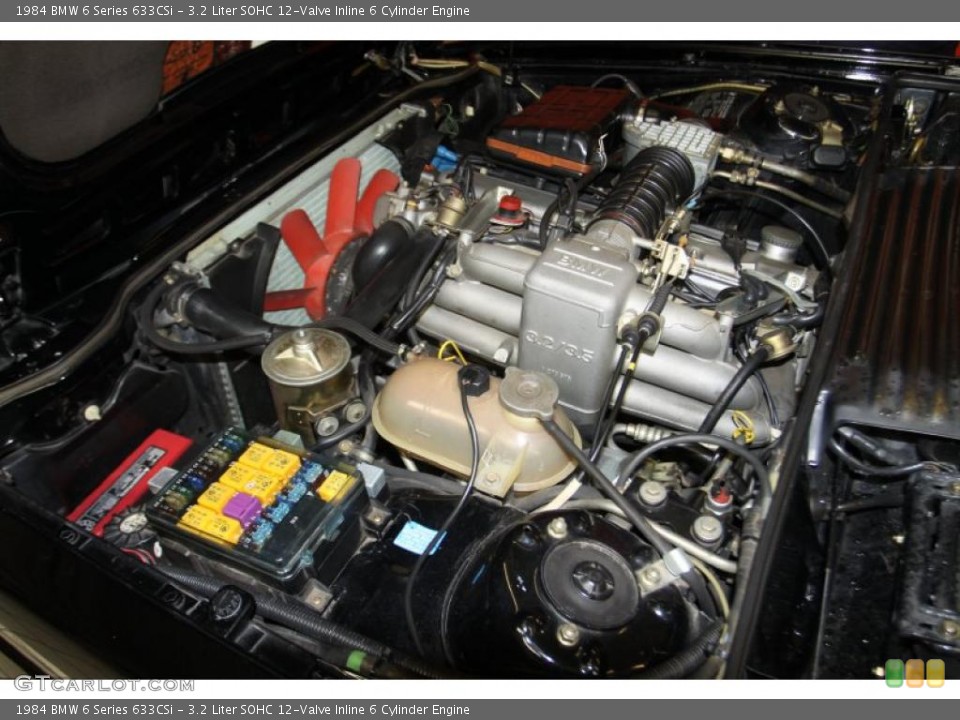3.2 Liter SOHC 12-Valve Inline 6 Cylinder Engine for the 1984 BMW 6 Series #44047944