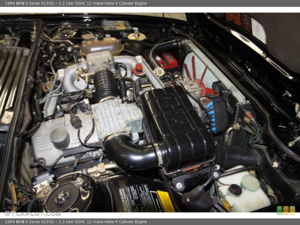 3.2 Liter SOHC 12-Valve Inline 6 Cylinder Engine for the 1984 BMW 6 Series #44047956