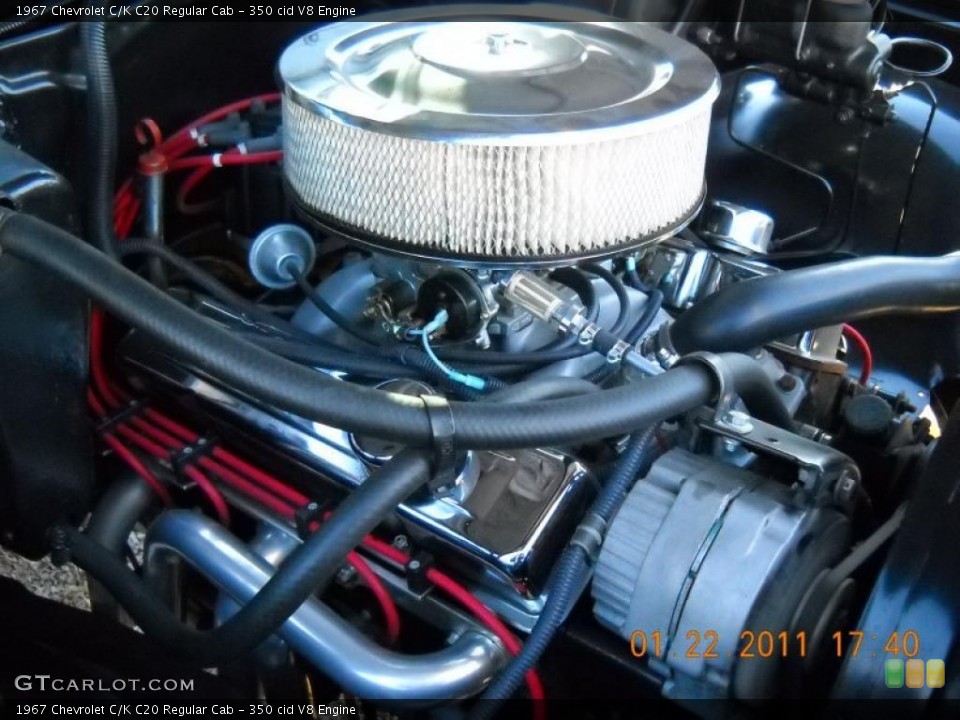 350 cid V8 1967 Chevrolet C/K Engine