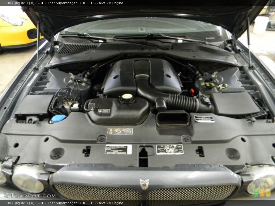 4.2 Liter Superchaged DOHC 32-Valve V8 Engine for the 2004 Jaguar XJ #44060912