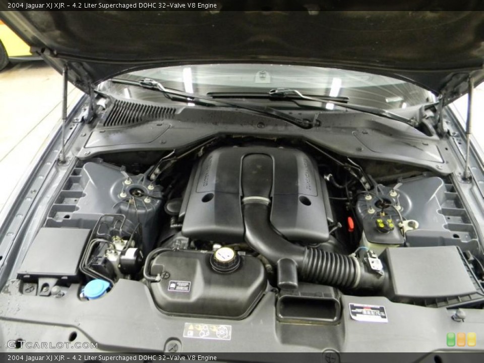 4.2 Liter Superchaged DOHC 32-Valve V8 Engine for the 2004 Jaguar XJ #44060948