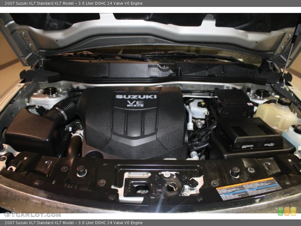 3.6 Liter DOHC 24 Valve V6 Engine for the 2007 Suzuki XL7 #44061905