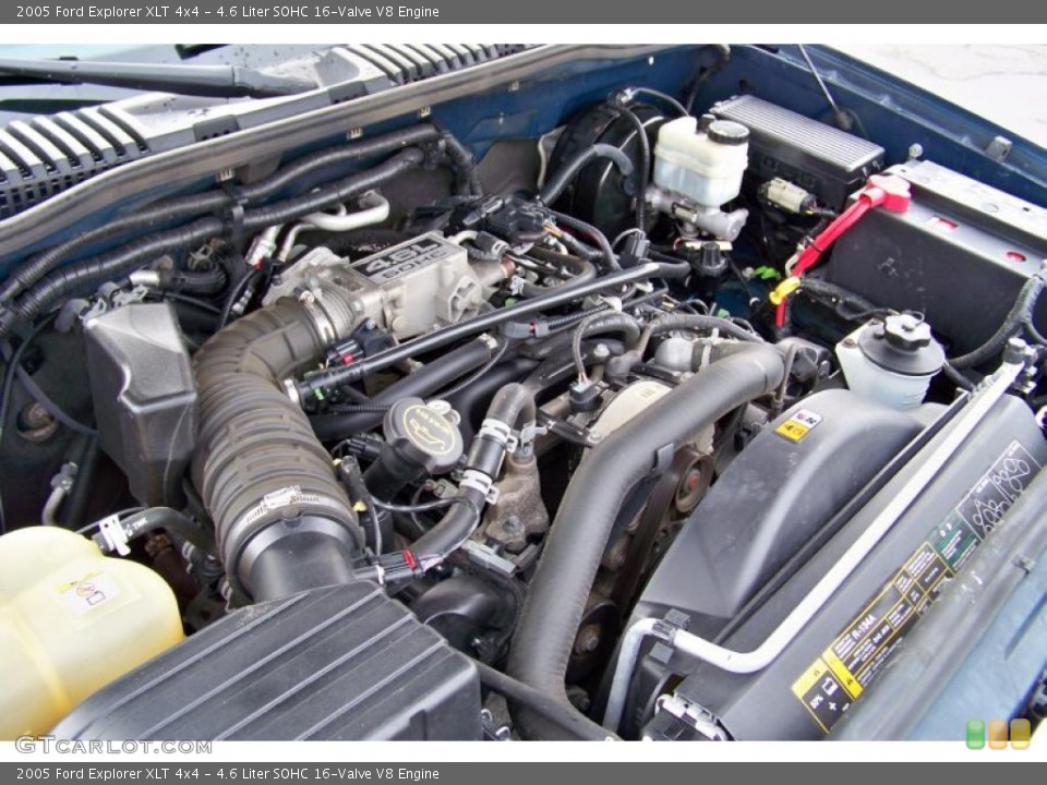 4.6 Liter SOHC 16-Valve V8 Engine for the 2005 Ford Explorer #44062825