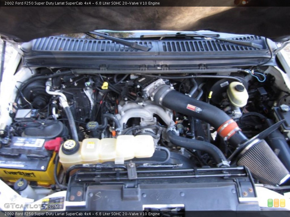 6.8 Liter SOHC 20-Valve V10 Engine for the 2002 Ford F250 Super Duty #44075162
