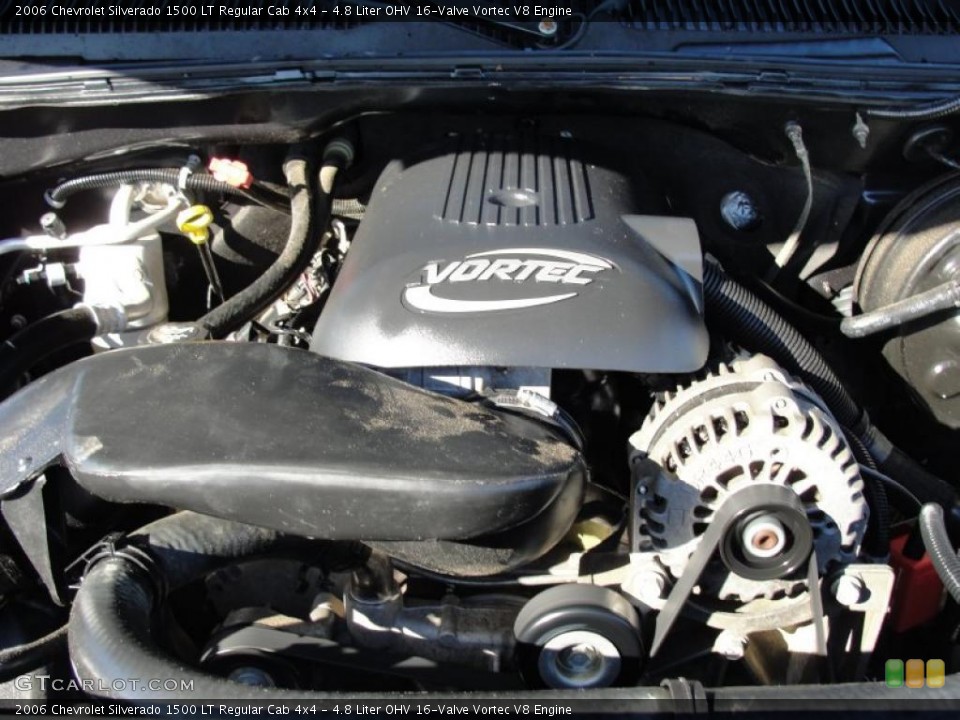 4.8 Liter OHV 16-Valve Vortec V8 Engine for the 2006 Chevrolet Silverado 1500 #44078537