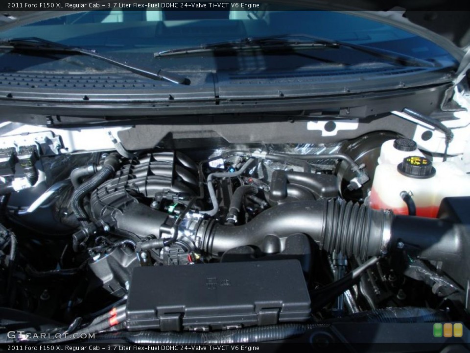 3.7 Liter Flex-Fuel DOHC 24-Valve Ti-VCT V6 Engine for the 2011 Ford F150 #44111682