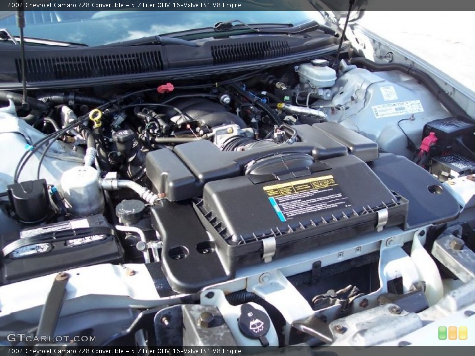 5.7 Liter OHV 16-Valve LS1 V8 Engine for the 2002 Chevrolet Camaro #44125930