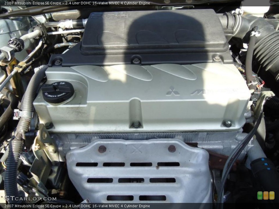 2.4 Liter DOHC 16-Valve MIVEC 4 Cylinder Engine for the 2007 Mitsubishi Eclipse #44131806