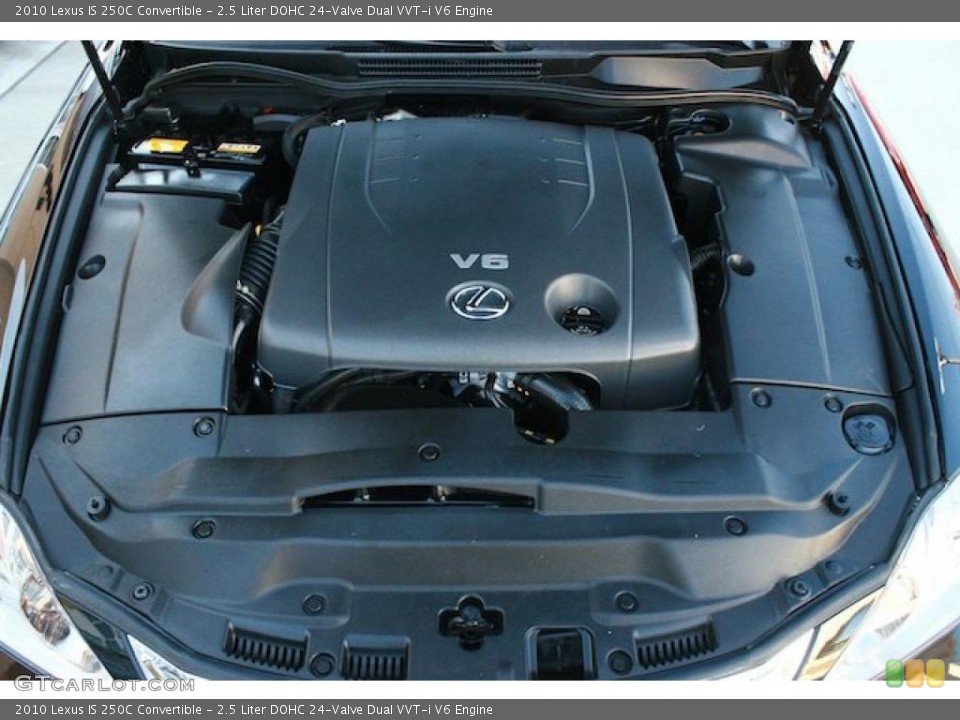 2.5 Liter DOHC 24-Valve Dual VVT-i V6 Engine for the 2010 Lexus IS #44138220