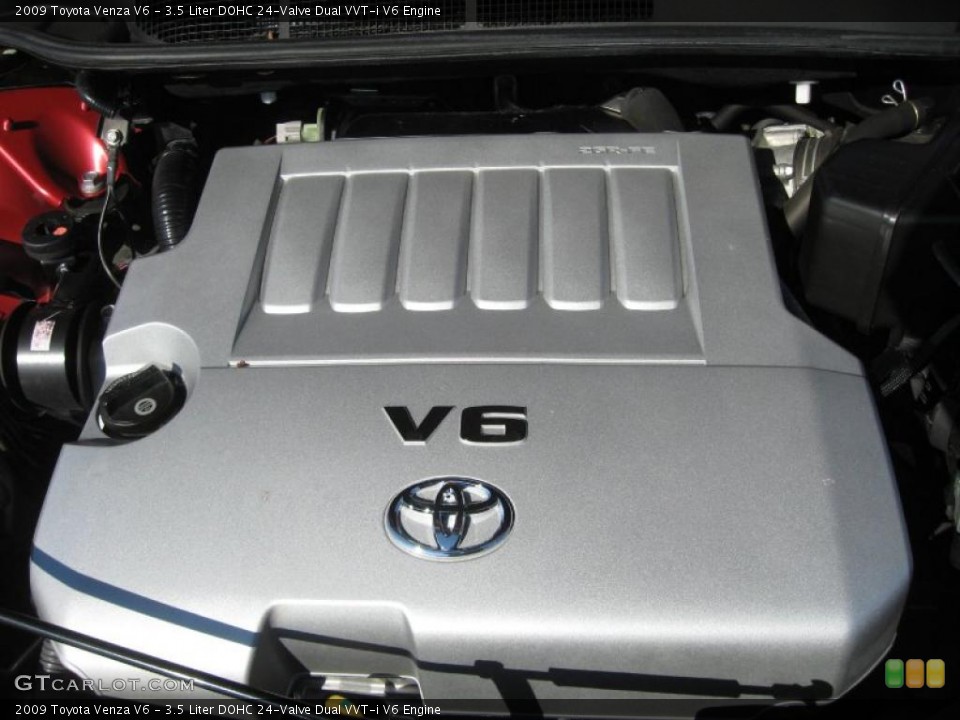 3.5 Liter DOHC 24-Valve Dual VVT-i V6 Engine for the 2009 Toyota Venza #44139026
