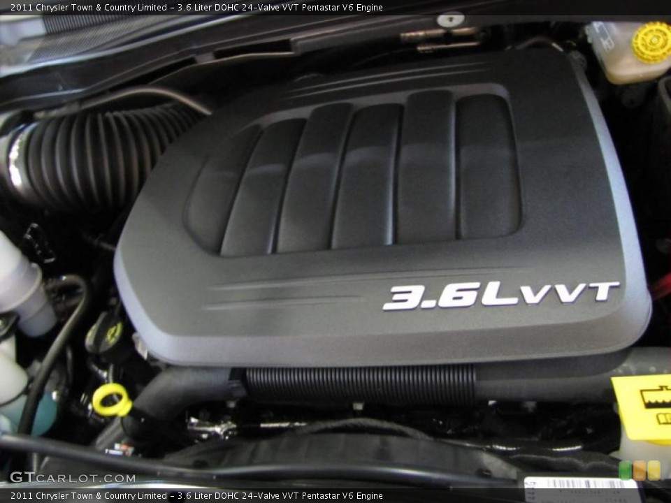 3.6 Liter DOHC 24-Valve VVT Pentastar V6 Engine for the 2011 Chrysler Town & Country #44140650