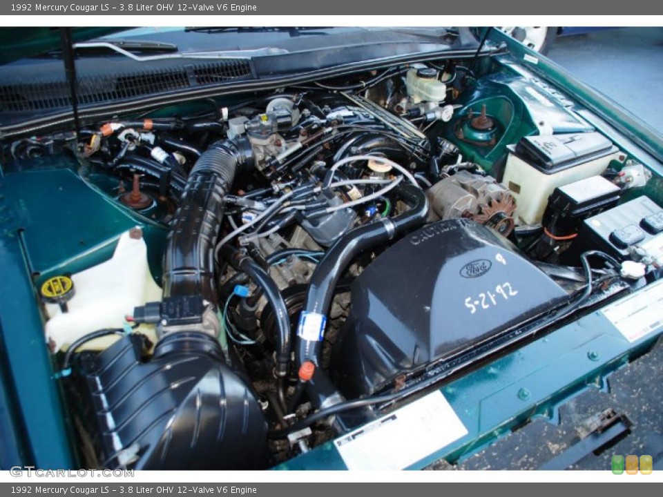 3.8 Liter OHV 12-Valve V6 Engine for the 1992 Mercury Cougar #44148473