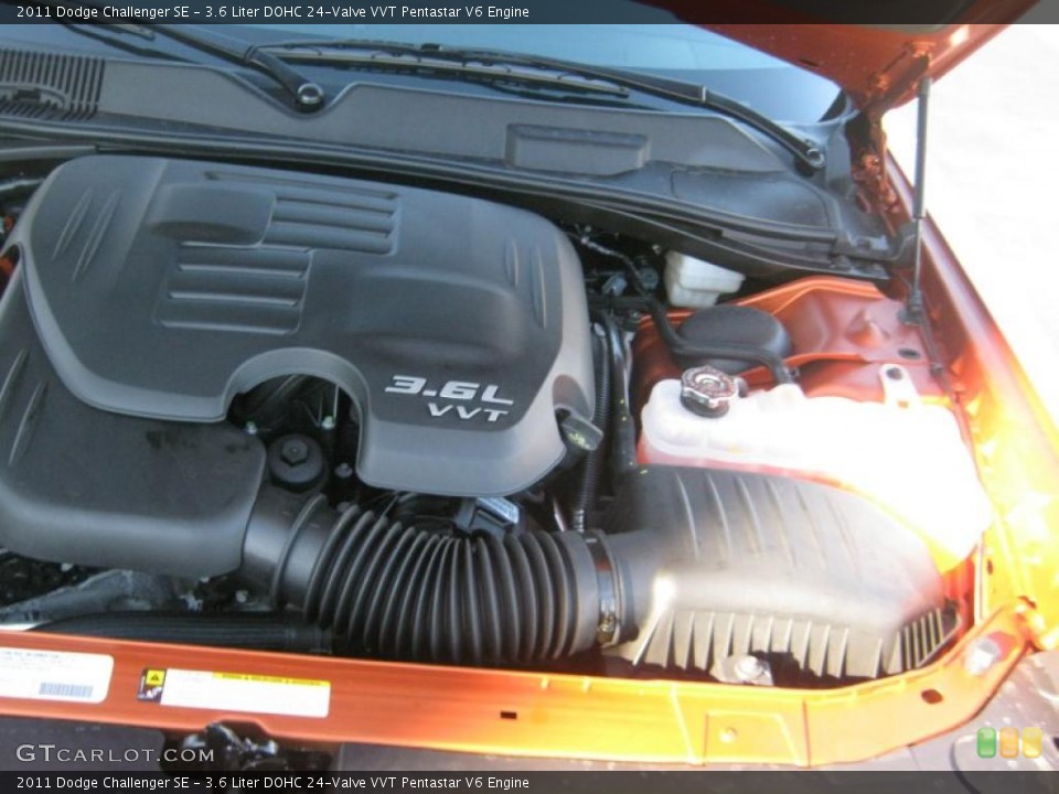 3.6 Liter DOHC 24-Valve VVT Pentastar V6 Engine for the 2011 Dodge Challenger #44157140