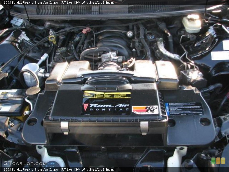 5.7 Liter OHV 16-Valve LS1 V8 Engine for the 1999 Pontiac Firebird #44172608