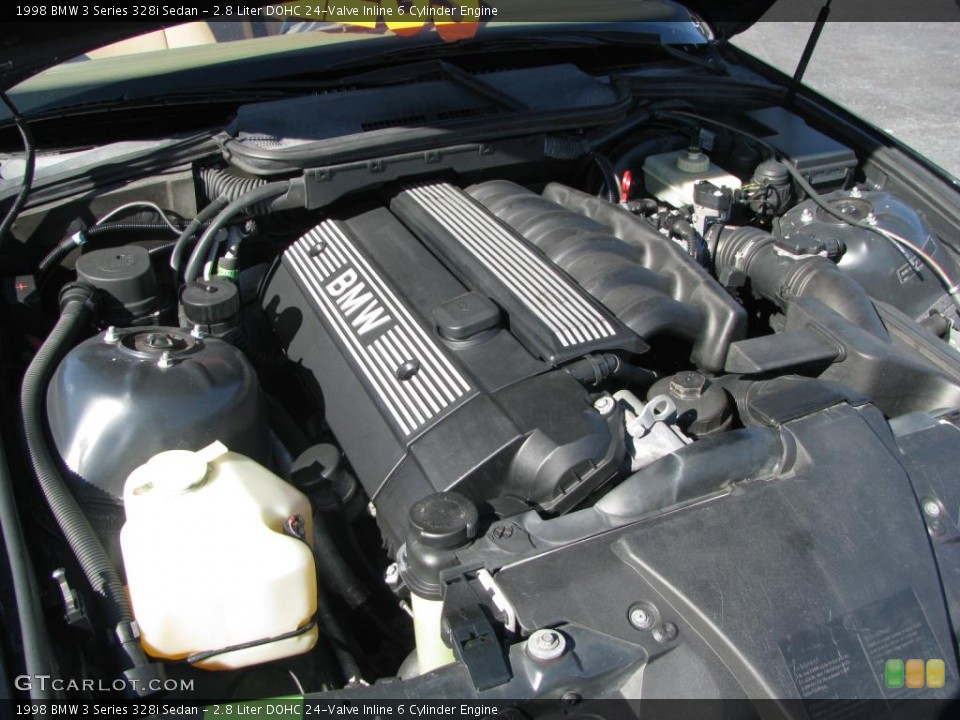 2.8 Liter DOHC 24-Valve Inline 6 Cylinder Engine for the 1998 BMW 3 Series #44173441