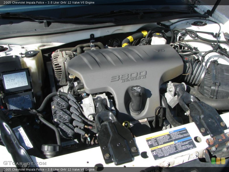 3.8 Liter OHV 12 Valve V6 Engine for the 2005 Chevrolet Impala #44174764