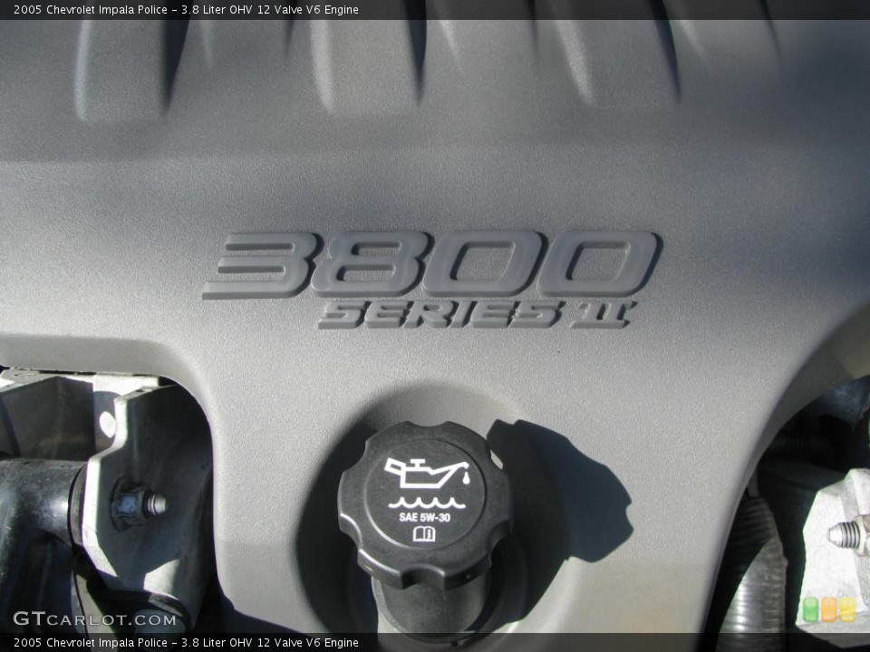 3.8 Liter OHV 12 Valve V6 Engine for the 2005 Chevrolet Impala #44174780