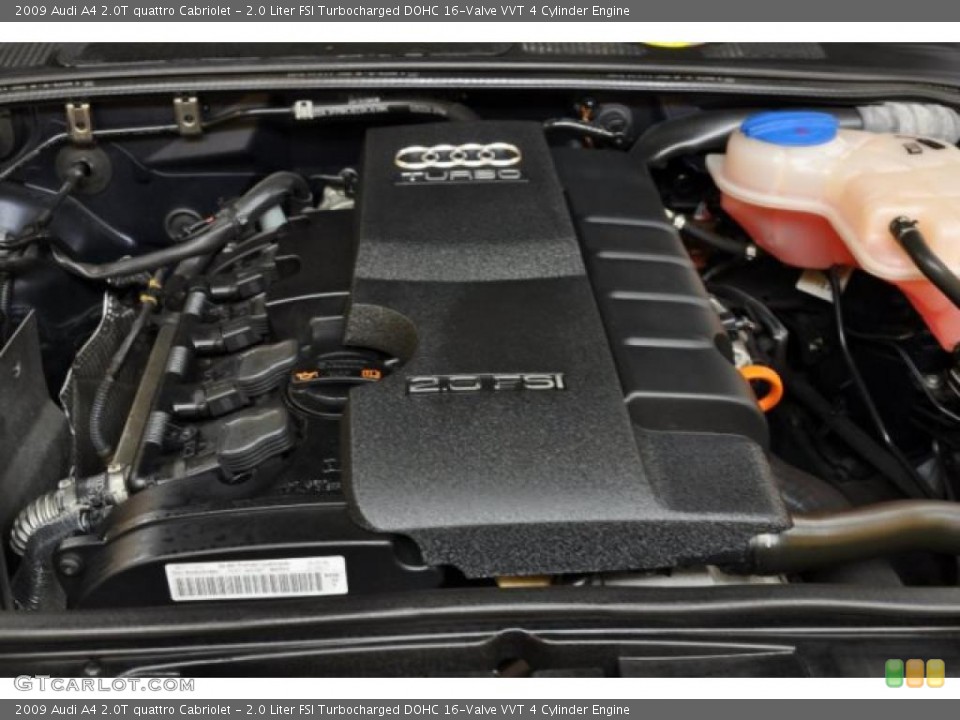 2.0 Liter FSI Turbocharged DOHC 16-Valve VVT 4 Cylinder Engine for the 2009 Audi A4 #44183368