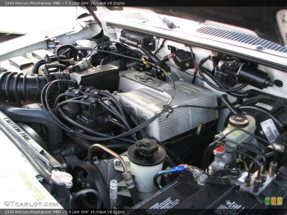 5.0 Liter OHV 16-Valve V8 Engine for the 1999 Mercury Mountaineer #44188519