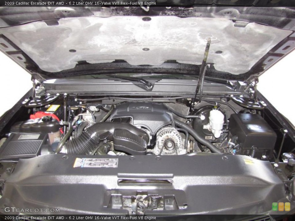 6.2 Liter OHV 16-Valve VVT Flex-Fuel V8 Engine for the 2009 Cadillac Escalade #44189739