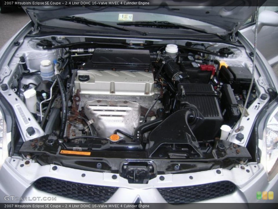 2.4 Liter DOHC 16-Valve MIVEC 4 Cylinder Engine for the 2007 Mitsubishi Eclipse #44193083