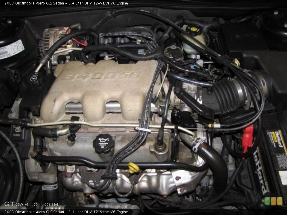 3.4 Liter OHV 12-Valve V6 Engine for the 2003 Oldsmobile Alero #44193743