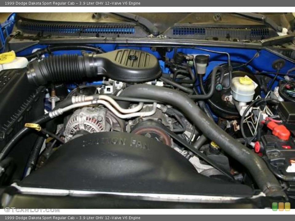 3.9 Liter OHV 12-Valve V6 Engine for the 1999 Dodge Dakota #44215505