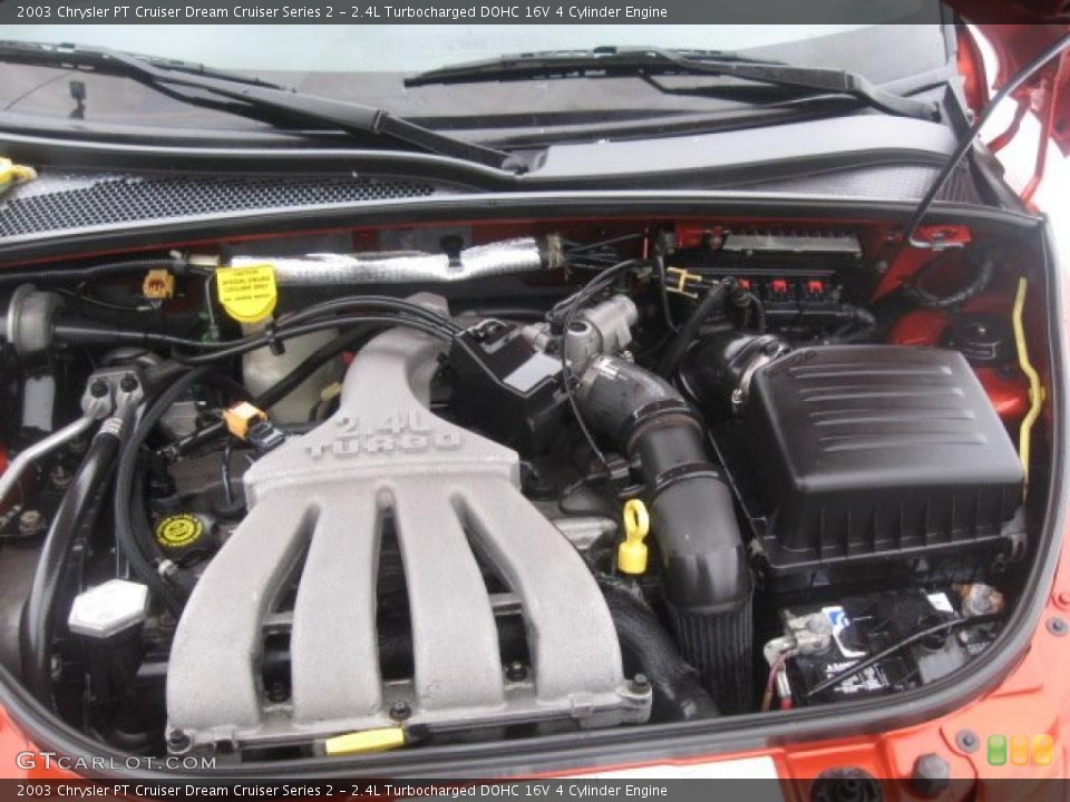 2.4L Turbocharged DOHC 16V 4 Cylinder 2003 Chrysler PT Cruiser Engine