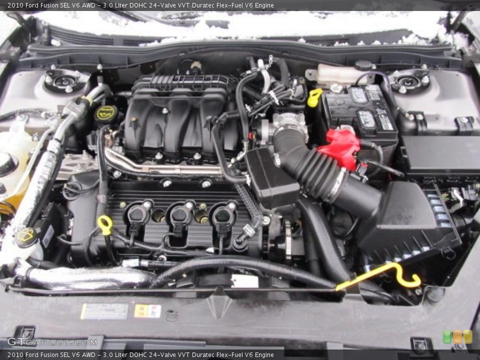 3.0 Liter DOHC 24-Valve VVT Duratec Flex-Fuel V6 Engine for the 2010 Ford Fusion #44240405