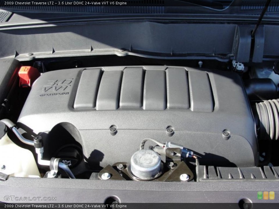 3.6 Liter DOHC 24-Valve VVT V6 Engine for the 2009 Chevrolet Traverse #44243013