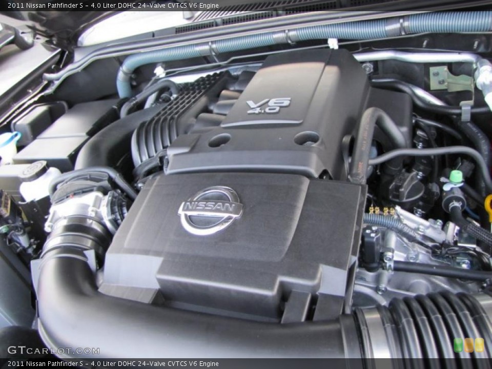 4.0 Liter DOHC 24-Valve CVTCS V6 Engine for the 2011 Nissan Pathfinder #44254596