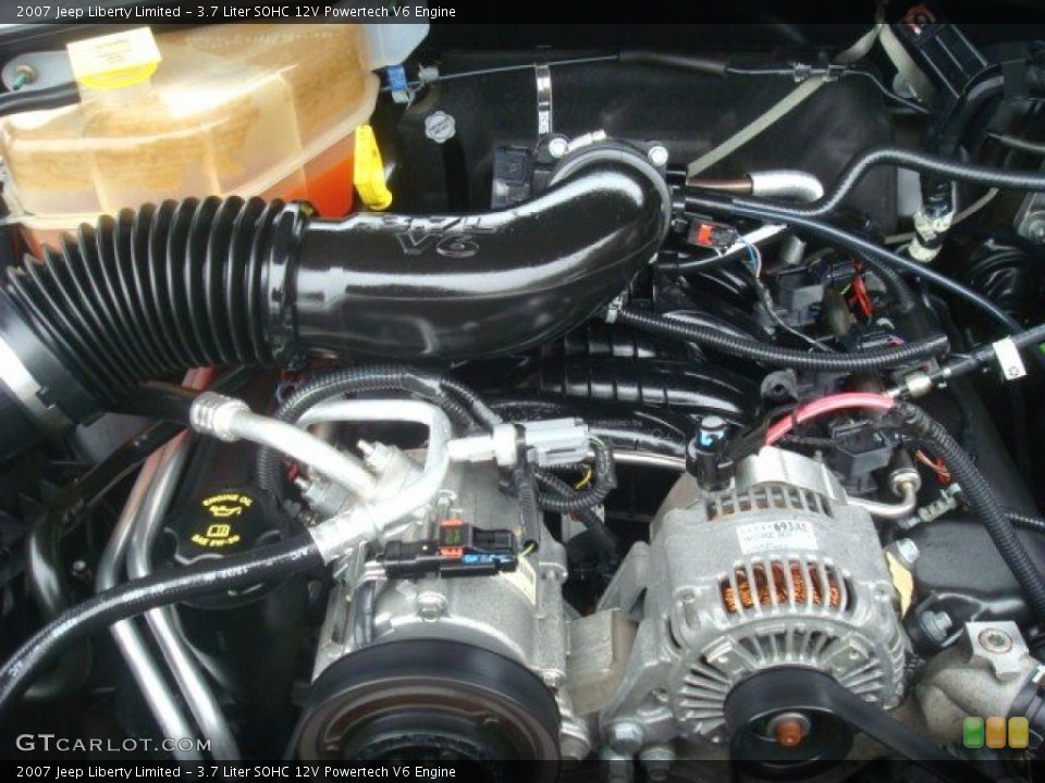 3.7 Liter SOHC 12V Powertech V6 Engine for the 2007 Jeep Liberty #44262892